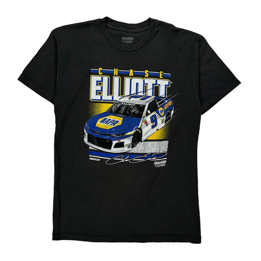 Chase Elliott Hendrick Nascar T-Shirt - Large Black Cotton