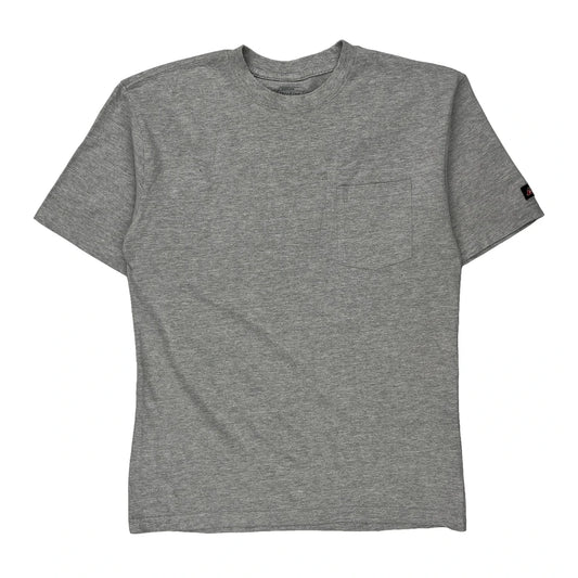 Dickies T-Shirt - Large Grey Cotton Blend