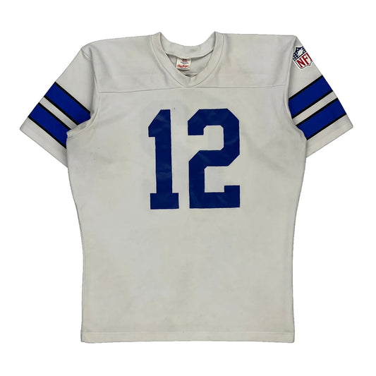 1980'S Rawlings Nfl Jersey - Large White Polyester