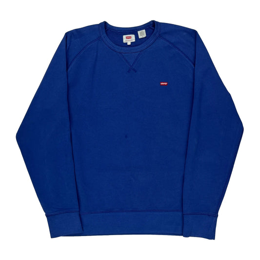Levis Sweatshirt - Large Blue Cotton
