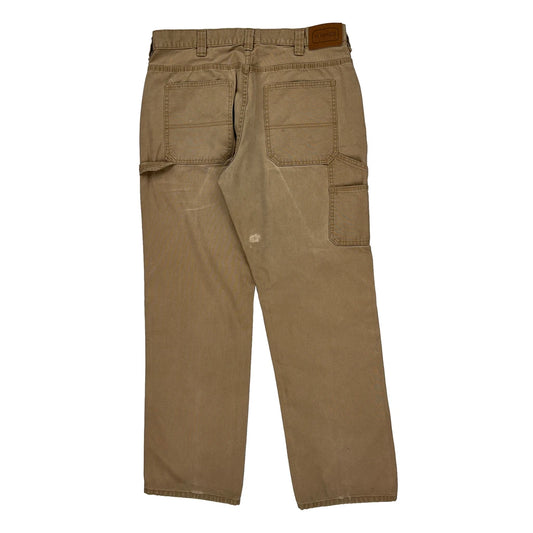 Schmidt Carpenter Trousers - 36W 33L Beige Cotton