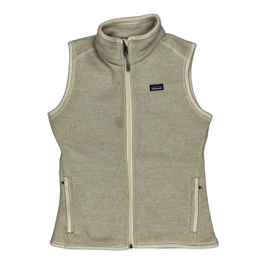 Patagonia Fleece Gilet - Medium Beige Polyester