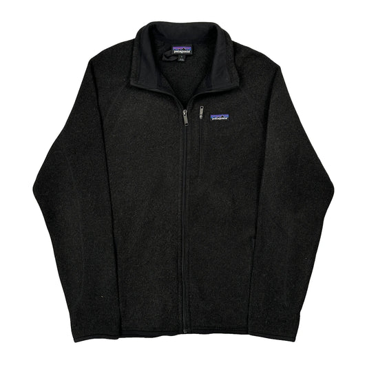 Patagonia Fleece Jacket - Large Black Polyester