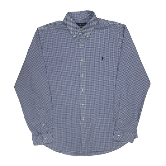 Vintage Ralph Lauren Slim Fit Shirt - XL Blue Cotton