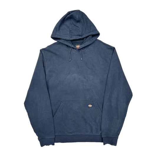Dickies Hoodie - Large Blue Cotton Blend