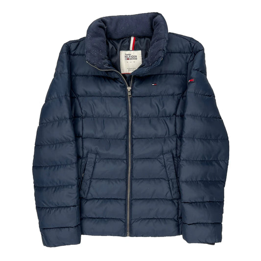 Tommy Hilfiger Denim Puffer - Medium Blue Polyester