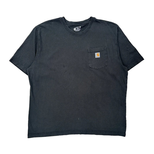 Vintage Carhartt T-Shirt - XL Black Cotton