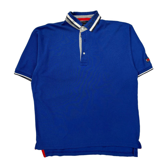 Tommy Hilfiger Polo Shirt - Medium Blue Cotton