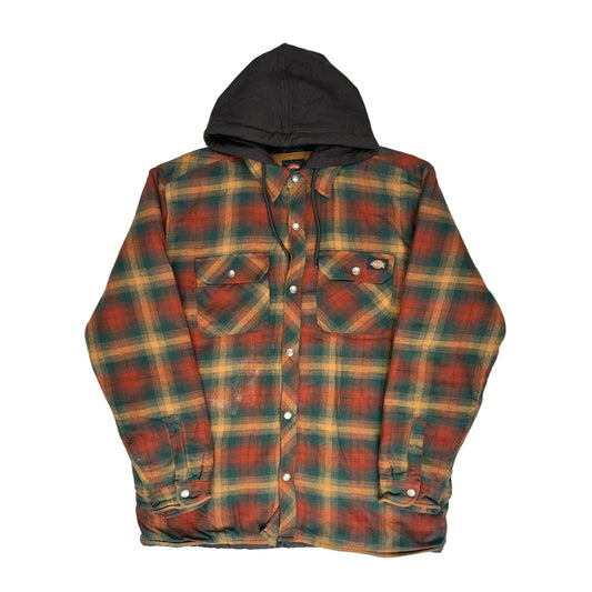 Dickies Checked Overshirt - Large Multicoloured Cotton