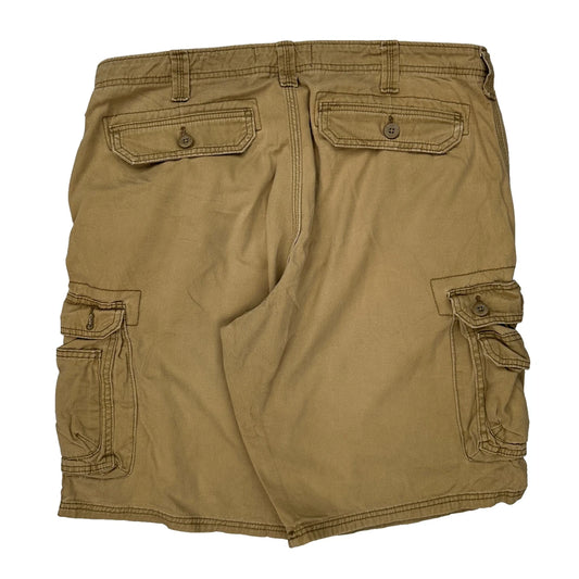 Lee Cargo Cargo Shorts - 34W 10L Khaki Cotton