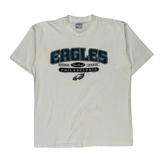 Philadelphia Eagles All Sport Events Nfl T-Shirt - XL White Cotton