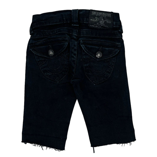 Vintage Age 3 True Religion Denim Shorts - Smallw 5L Black Denim