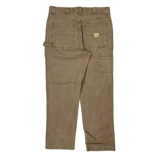 Vintage Red Kap Carpenter Trousers - 34W 30L Brown Cotton