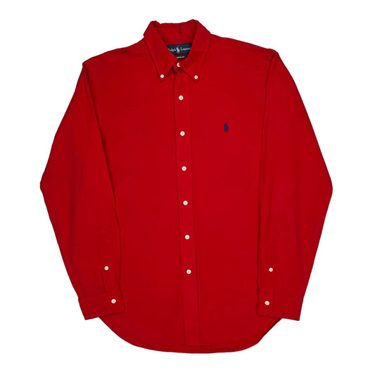 Ralph Lauren Shirt - Medium Red Cotton