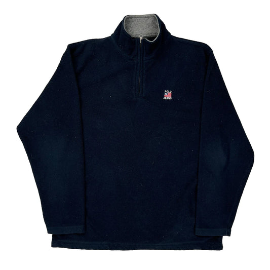 Ralph Lauren Fleece - Medium Navy Polyester