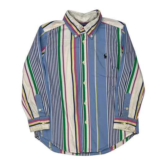 Age 5 Ralph Lauren Striped Shirt - XS Multicoloured Cotton