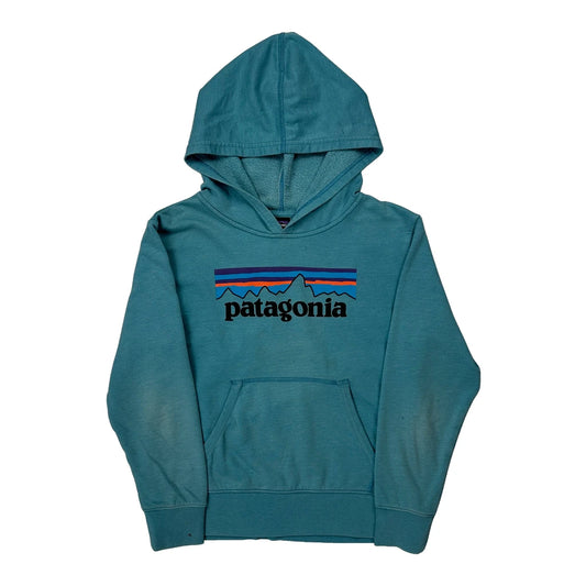 Patagonia Hoodie - Large Blue Cotton