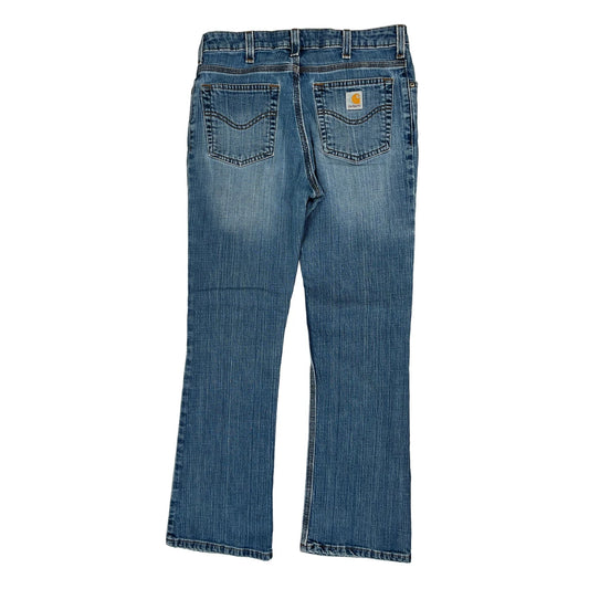 Carhartt Boot Cut Jeans - 30W UK 8 Blue Denim