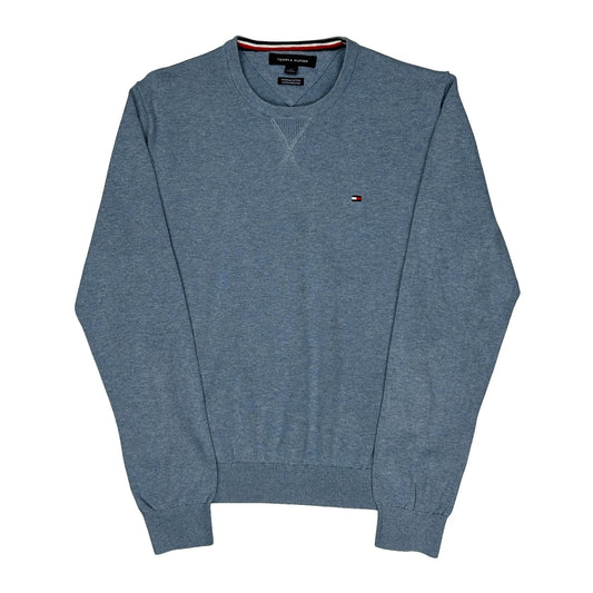 Tommy Hilfiger Jumper - Small Blue Cotton