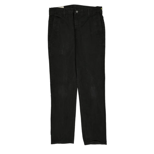 Levis Trousers - 32W 30L Black Cotton