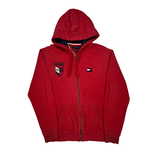 Tommy Hilfiger Hoodie - Large Red Cotton