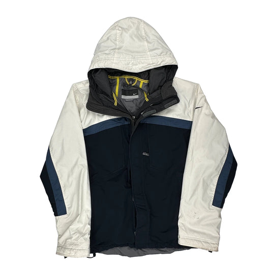 Nike Ski Jacket - Large Navy Polyester