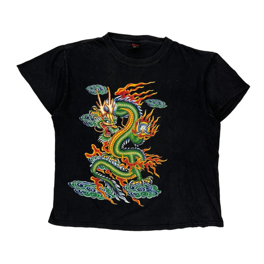 Roman Graphic T-Shirt - 2XL Black Cotton