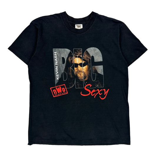 Nwo The Big Sexy Kevin Nash Wwe Tennessee River Single Stitch T-Shirt - Large Black Cotton