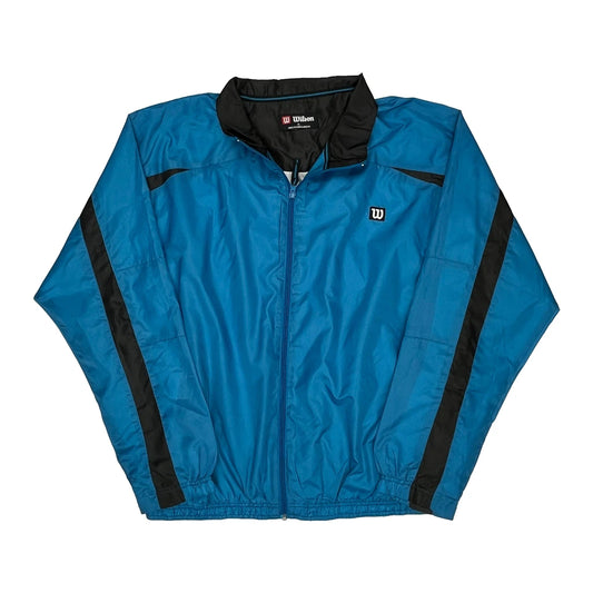 Vintage Wilson Windbreaker - XL Blue Polyester
