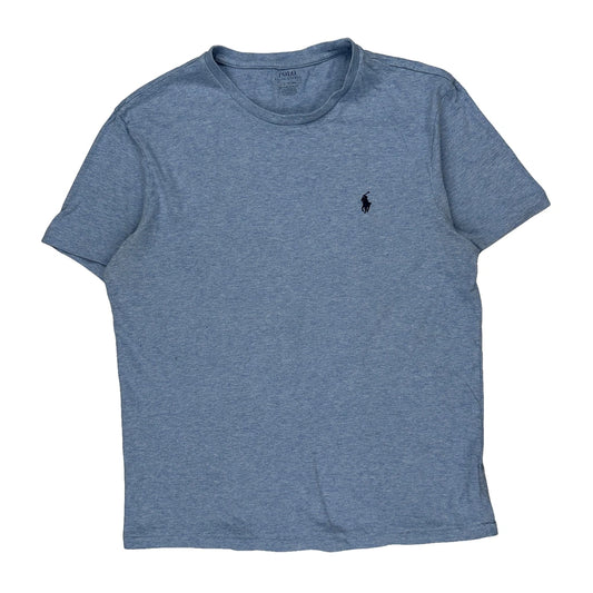 Polo By Ralph Lauren Slim Fit T-Shirt - Large Blue Cotton