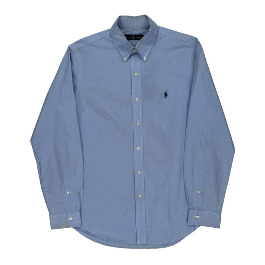 Ralph Lauren Checked Shirt - Medium Blue Cotton