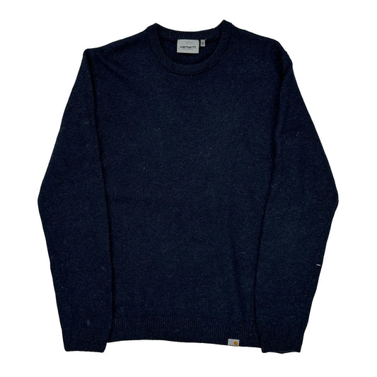 Carhartt Jumper - XL Navy Wool Blend