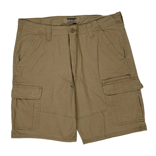 Wrangler Cargo Shorts - 36W 10L Khaki Cotton