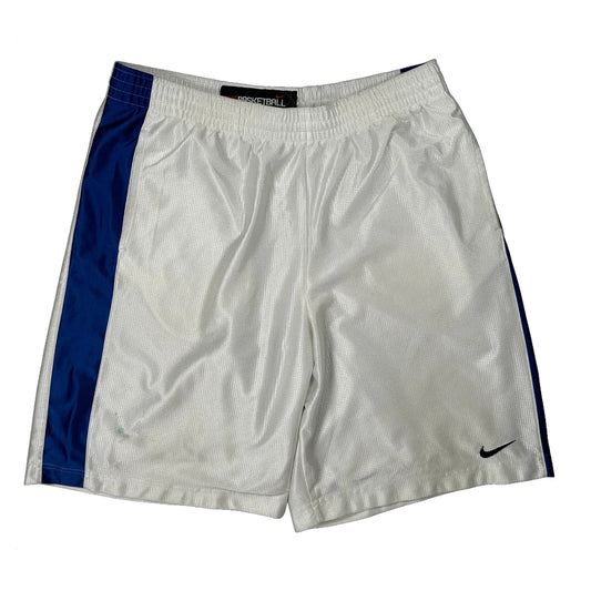 Vintage Basketball Nike Sport Shorts - XL White Polyester