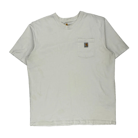 Carhartt T-Shirt - XL White Cotton