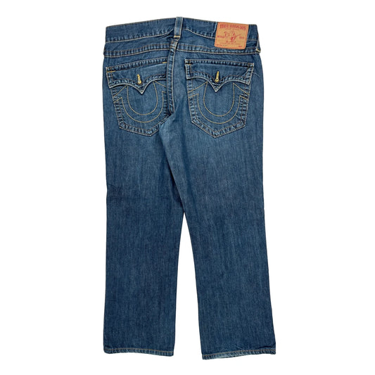 True Religion Boot Cut Jeans - 37W 31L Blue Cotton