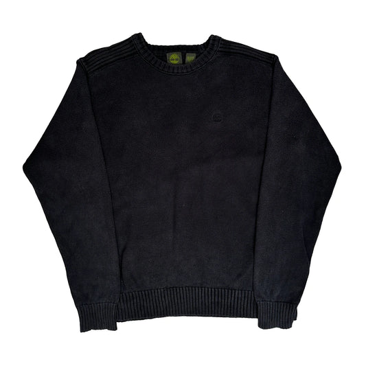 Timberland Jumper - Large Black Cotton