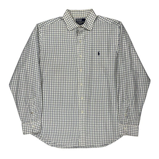Regent Ralph Lauren Checked Shirt - XL White Cotton