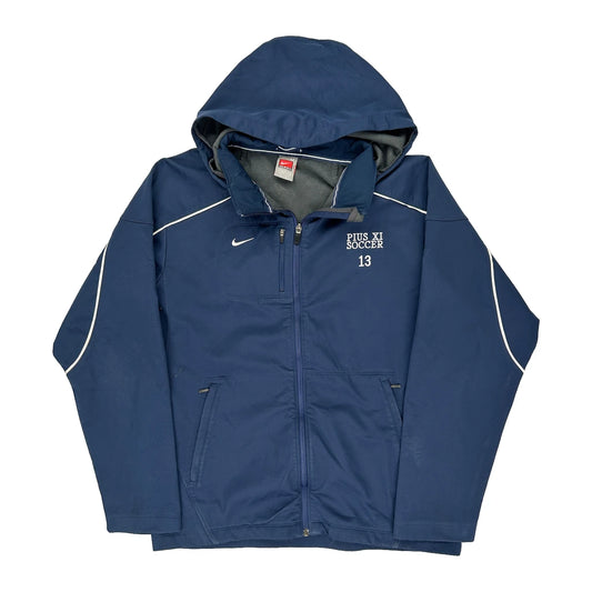 Nike Jacket - Medium Blue Polyester