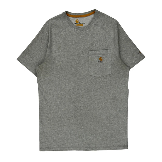 Carhartt T-Shirt - Small Grey Cotton Blend