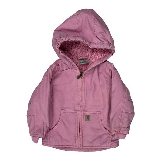 Age 2 Carhartt Jacket - 2XS Pink Cotton