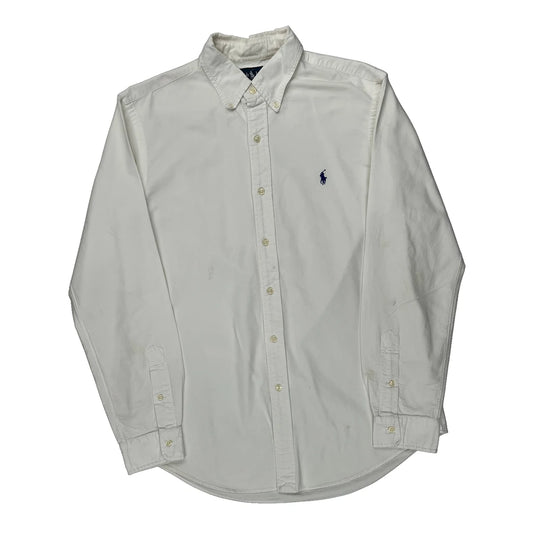 Ralph Lauren Shirt - Medium White Cotton