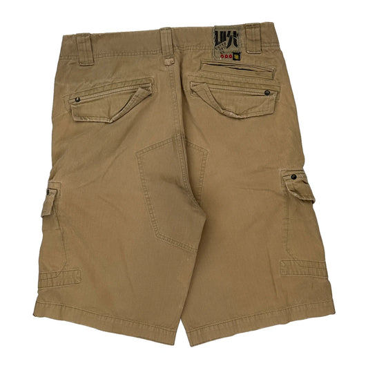 Lost Cargo Shorts - 33W 12L Beige Cotton