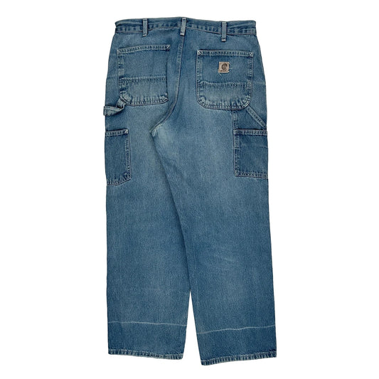 Carhartt Carpenter Jeans - 36W 29L Blue Cotton