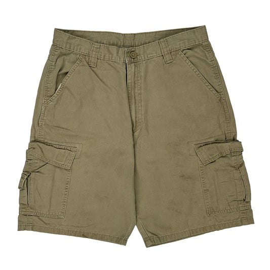 Wrangler Cargo Shorts - 32W 10L Khaki Cotton