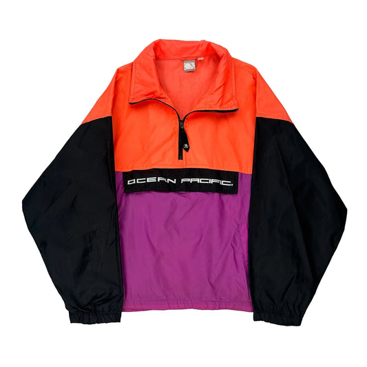Ocean Pacific Shell Jacket - XL Block Colour Nylon