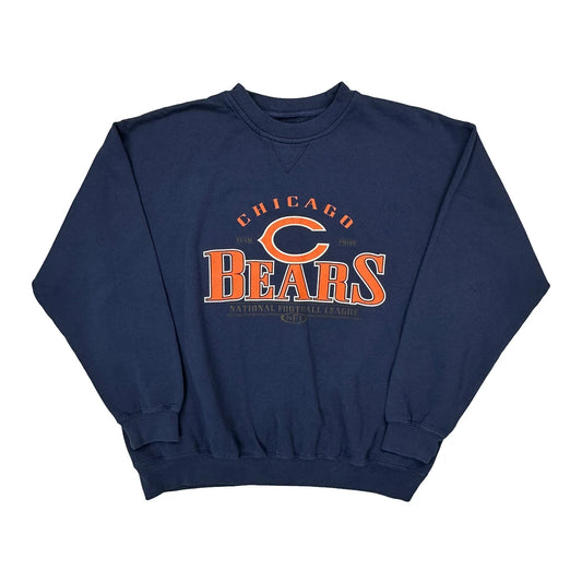 Vintage Chicago Bears Nfl Sweatshirt - XL Blue Cotton