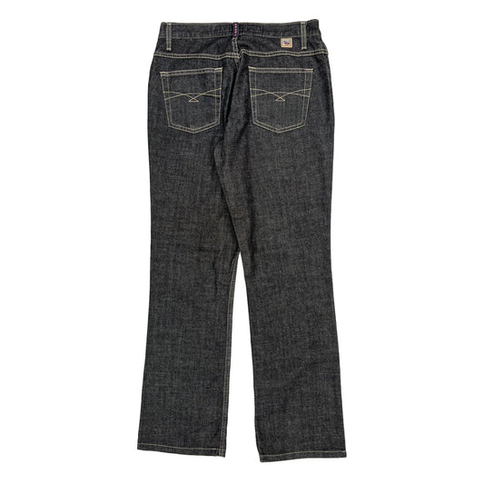 Cruel Boot Cut Jeans - 32W UK 12 Dark Wash Cotton Blend