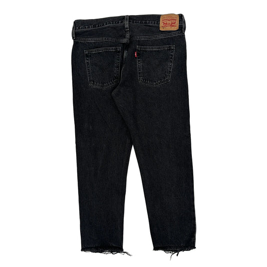 501 Levis Jeans - 32W 26L Black Denim