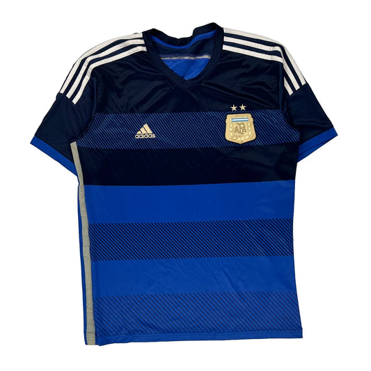 Argentina 2013-15 Adidas Football Shirt - Medium Blue Polyester